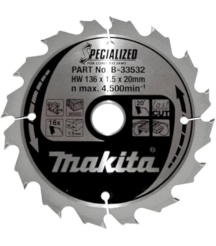 Lama Circolare CMT 136mm Per Legno - 18 Denti Con Rivestimento Antiaderente - Foto 7