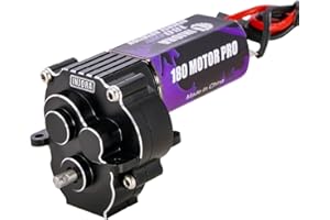INJORA 180 PRO 48T Motore e Cambio di Trasmissione con Gamma Bassa Acciaio Ingranaggio per 1/18 TRX4M Upgrade Parts
