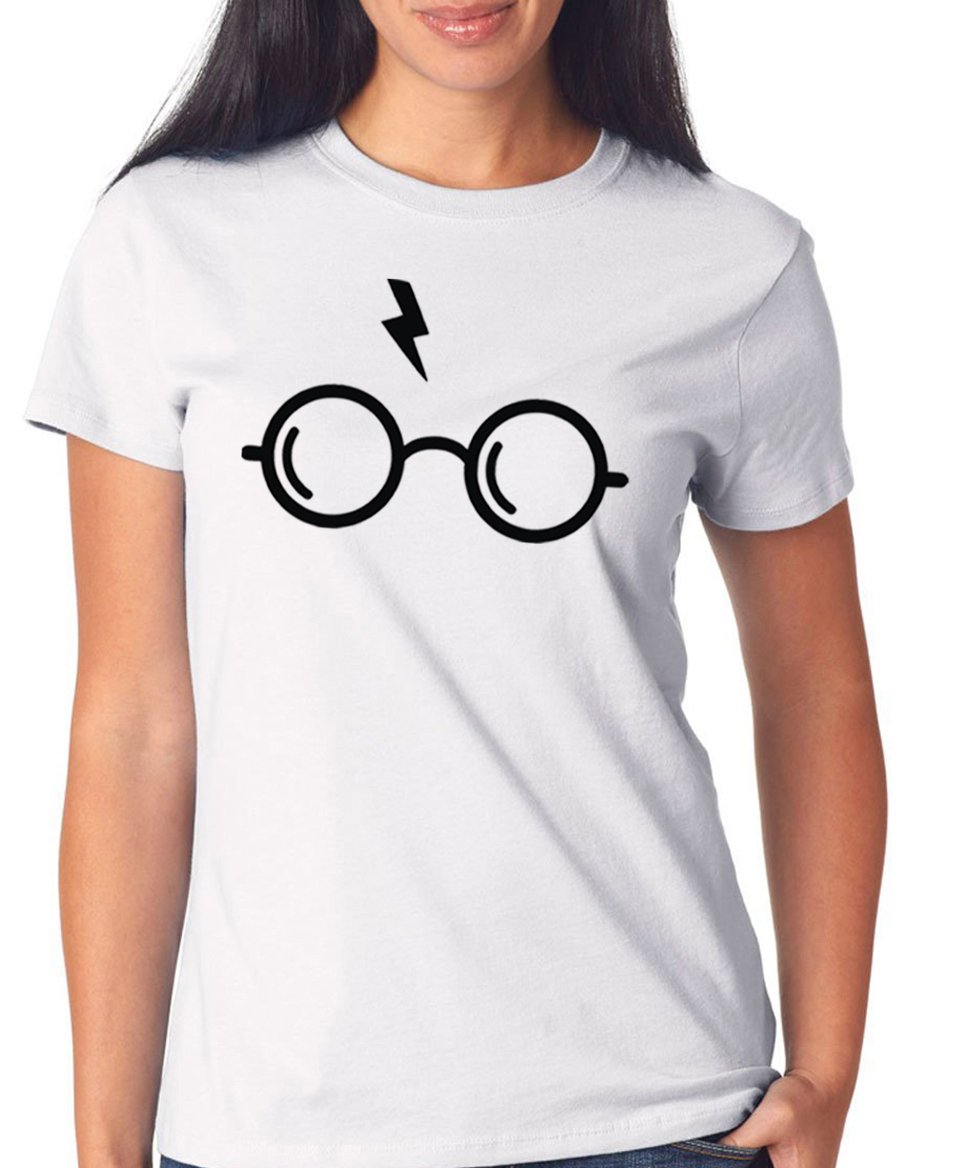 Certified-Freak-Harry-Glasses-T-Shirt-Girls-White-XL
