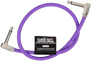 Ernie Ball Flex Patch Cable 18in - Purple - Single