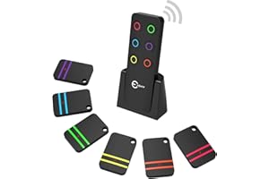 Key Finder, Esky Wireless Key Finders with 6 Receivers RF Item Locator, Item Tracker Support Remote Control, Pet Tracker, Wallet Tracker, Good Idea for Find Your Lost Items