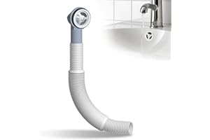 LGYUWER 1 Pcs Round Overflow Pipes Wash Basin Overflow Head Kitchen Sink Waste Kit for Sinks Engineered to Meet Diverse Needs (Gray)