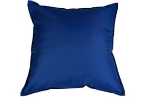 EHD Fundas de cojín de jardín impermeables para muebles de interior y exteriores, totalmente impermeables (azul, 60 x 60 cm)