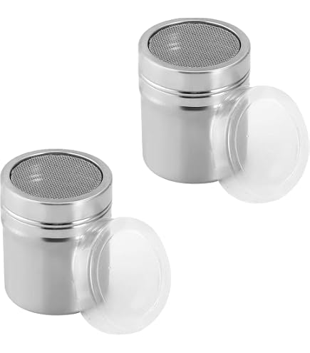 Set Shaker Per Cacao E Stencil Caffè: Acciaio Inox Per Decorare Cappuccino E Torte