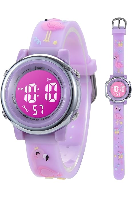 Montre Jurassic World Digitale - Bracelet Vert - Affichage LED Rouge - Garçons