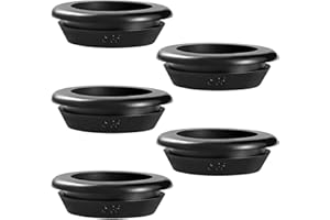 YIXISI 5 Pièces Diamètre 30 * 35 mm Passe Fil Caoutchouc, Caoutchouc Oeillet Conducteur Électrique Joint Anneau, Bouchons Oeillet en Caoutchouc, pour Câble, Prise et Câble