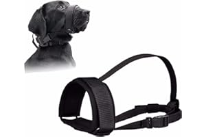 VINPAM Muzzle for Large Dogs Bully Muzzle for Large Dogs - Secure and Comfortable Dog Muzzle for Medium to Large Breeds (black, M)