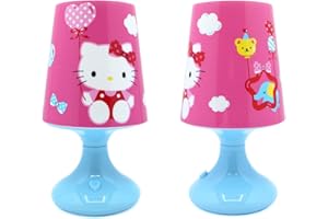 Joy Toy Hello Kitty Mini Lampada LED - Funziona con Batteria (3X AA Non Incluse) - in Confezione Regalo 10x10x19 cm