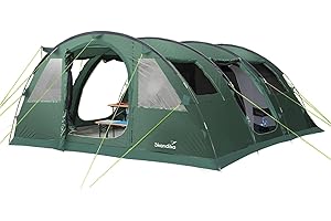 Skandika Gotland 6 - Tienda de campaña Familiar - mosquiteras - Suelo Cosido en Forma de bañera - túnel