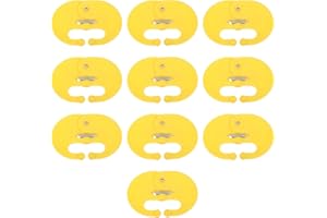 Changor Cow Nose Thorn,10Pcs Calf Weaner, Plastic Cattle Cow Weaning Tool, Farm Livestock Bovine Anti-Sucking Nose Clip with Thorn for Calf Cow Cattle Prevent Sucking