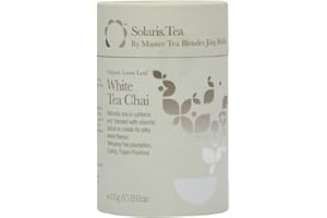Solaris Tea Organic Loose Whole Leaf White Tea Chai 25 g