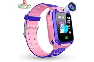 CLIPLANYARD Kids Smart Watch for Boys Girls, Kids Smartwatch 1.44" HD Touchscreen with Camera, Children Smart Watch with Games Phone SOS Alarm Clock Video Music Calculator (04)
