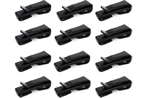 BANTI Porta Maschera per Casco da Sci Clip per Casco da Snowboard Gancio per il Fissaggio di Maschere al Casco(12 pezzi)