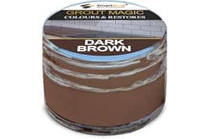 Smartseal Grout Magic – Dark Brown, 20ml – Professional Reviver & Colour Restorer – Long-Lasting Sealer Superior to Grout Pens & Paint – 15-Year Durability