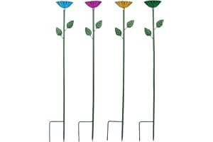 Pssopp Trädgårdsbikoppar Bevattningsstation, Metall Blomform Trädgårdsbevattningskoppar för Utomhusgård Balkongdekor Nan