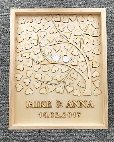 Wedding Guest Book Alternative GuestBook Personalized Guest Book drop box Unique Wedding guestbooks Wedding Guest Book Alternative Wood, Custom Family Name Unique Gift.