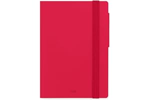 Legami - Agenda journalier petit 2026, Cherry Bomb, 12 mois petit, fermeture avec élastique, journal de janvier 2026 à décembre 2026, en papier FSC certifié, 9,5 x 13,5 cm