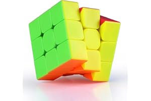 EACHHAHA Cubo de Velocidad 3x3,Speed Cube,Cubo magico,Profesional, Suave, Alta tolerancia a fallas, Adecuado para Entrenamiento previo al Partido, Uso Diario, Regalo de cumpleaños(Sin Pegatinas)