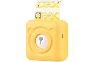 ‎BISOFICE Bisofice PeriPage Mini Drucker für Smartphone, All-in-One Thermodrucker, kabellos, BT-Bild, Foto, Etikett, Memo-Belegungspapier, AR-Foto-Funktion, mit USB-Kabel, Unterstützung für Android iOS Windows