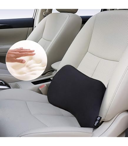 Cuscino Ortopedico Big Hippo In Memory Foam - Per Sedia Ufficio, Auto E Casa, 42x41x5 Cm, Antiscivolo Con Elastici