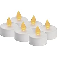 EMOS DCCV11 - Velas LED de té (6 unidades, sin llama, efecto parpadeante, decoración para Navidad, árbol de Navidad, Día de T