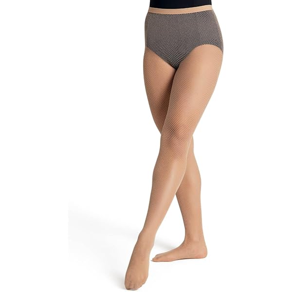 Capezio Damen Professional Fishing Net Seamless Tight Strumpfhose, Suntan, XXL