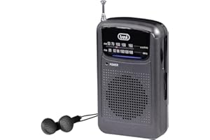 Trevi RA 710 GMG Radio Portatile 2 Bande AM FM con Presa Cuffie, Alimentazione a Batterie AAA, Compatta e Leggera