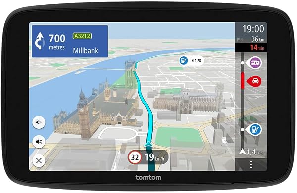 TomTom Campervan and Caravan Sat Nav GO Camper Max 2nd gen. (7" screen with camper and caravan POIs, updates via Wi-Fi, TomTom Traffic, saving vehicle profiles, world maps, avoid low emission zones) - 1