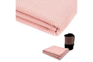 OAYGAT Yoga Towel Yoga Mat Towel Non Slip Hot Yoga Towel Quick Dry Fitness Mats Towel Ultra Soft and Sweat Absorbent Grip Dot Washable Grip Towels With Free Mesh Carry Bag