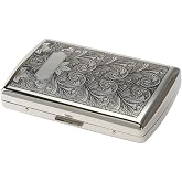 Pearl Japan Venus Metal Kısa Sigara Tabakası Arabasque Krom 12li