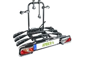 Eufab 11556 AMBER IV Cykelhållare, Svart, 102 x 83 x 72 cm