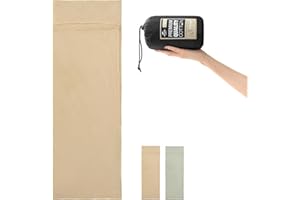 Naturehike Sábana Saco de Dormir Ultraligero, Sábana compacta de algodón con Compartimento para Almohadas, Sábana de Viaje para Adultos Suave y Sedoso