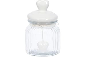 utilissimi Biscottiera con Tappo A Forma di Cuore, 650 Ml