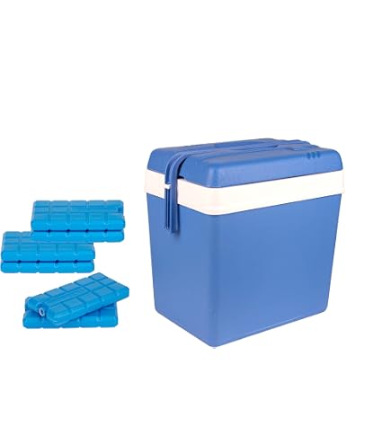Ets Georges David S.A. Glacière Promotion, bleu-vert, 24 L