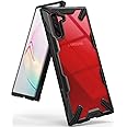 Ringke Fusion-X Compatible with Samsung Galaxy Note 10 Case Back Cover Transparent Hard PC Back TPU Bumper Impact Resistant Shockproof Protection Samsung Note 10 Back Cover - Black