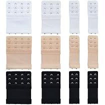 VALICLUD 10 Prolunghe Per Reggiseno - 3 Ganci E 3 File - Colori Misti - Morbide E Elastiche In Nylon - Taglia Unica - 2