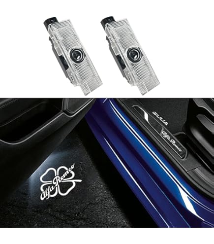 2 PCS Car Welcome Door Light for Alfa Romeo Stelvio 2017