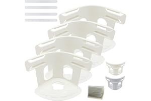 NNOUONN Bed Sheet Holders for Bedding with Lock Strips - New Bed Fitted Sheet Clips Grippers, Removable Heavy Duty Mattress Corner Clip Anti Slip Design, Easy to Use With Fits Most Sheet Sizes (4,White)