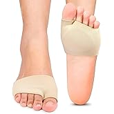 Aegon Forefoot Pad for Pain Relief | Hallux Valgus Foot | Bunion Sleeve Foot Pad | Metatarsal Pad | Ball of Foot Cushion for 