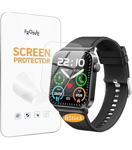 Savvies 6er Pack Schutzfolie Für SLOKSFil G91 1.83" Display – Ultraklar & Passgenau, Made In Germany