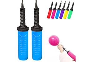 FENXYO (2 Pack) Balloon Pump Hand Manual Inflator, Balloon Manual Pump Blower Pump suitable for Party Decoration Balloons Arch Kit Foil & Confetti Ballon