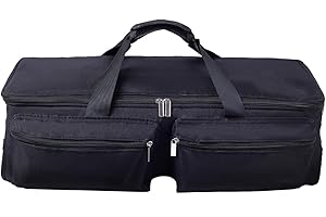 BEISUOSI Tragetasche kompatibel mit Cricut Explore Air und Maker, Tragetasche kompatibel mit Cricut Explore Air, Silhouette Cameo 4 und Zubehör (nur Tasche), Schwarz , bagonly, Modern