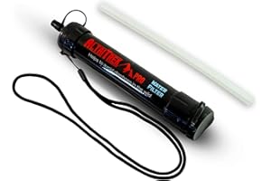 ALTAITREK PRO® Filtro acqua potabile per esterni, filtro acqua camper portatile per kit sopravvivenza, escursioni emergenze. Cannuccia purificazione per attività all'aperto, camping ed escursionismo