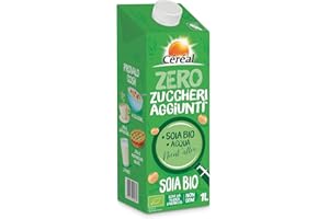 Céréal Bevanda vegetale di Soia Biologica, Bevande senza lattosio, con Proteine vegetali della Soia BIO, 1 L