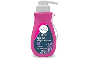 ‎VEET VEET Expert – Enthaarungscreme für hartnäckige Haare – Körper & Beine – Wirkt in 2 Minuten – 400 ml