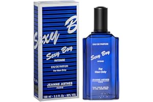 JEANNE ARTHES - Perfumy dla mężczyzn Sexy Boy Intense - Woda perfumowana - Butelka z rozpylaczem 100 ml - Wyprodukowano we Francji w Grasse