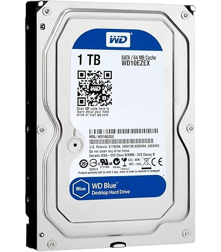 Western Digital 8TB WD Blue PC Hard Drive HDD - 5640 RPM, SATA 6
