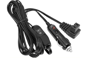 HANGTON Automotriz Car Cooler Nevera Calentador DC Cable de alimentación para Coleman Euhomy Alpicool Bodega Dometic indelB Mobicool 24V con Interruptor on/Off 3m
