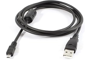 TECHGEAR przewód USB kompatybilny z wybranymi aparatami cyfrowymi Fuji Finepix (kompatybilne modele wymienione poniżej) do transferu obrazu i ładowania baterii