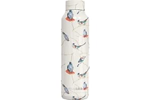 Quokka SOLID BIRDS | THERMOSFLASCHE AUS EDELSTAHL 630 ML